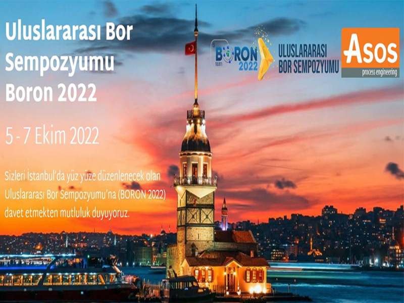 Uluslararası Bor Sempozyumu (BORON 2022)-2022-Türkiye